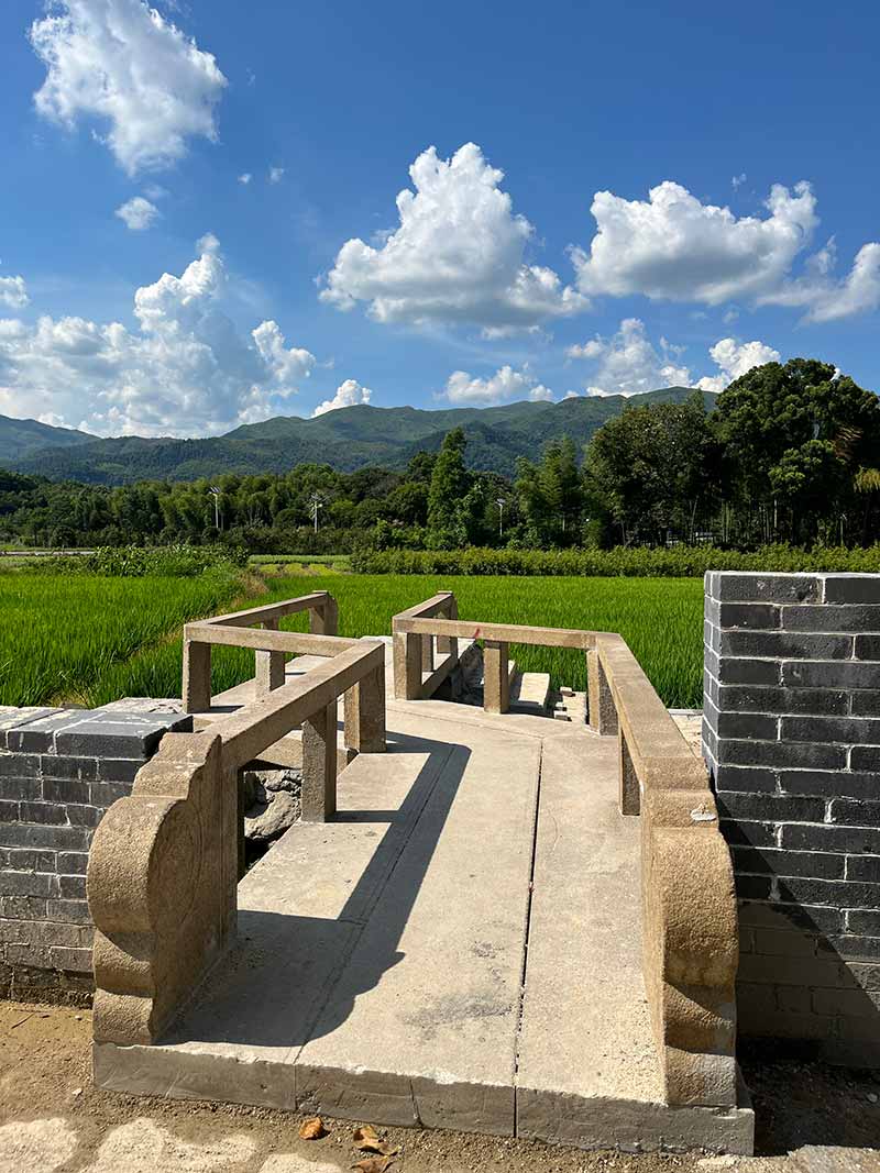 伊春花岗岩仿古石材景区使用案例