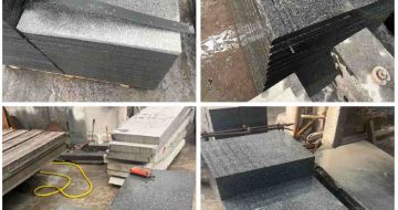 伊春 芝麻黑地铺石材