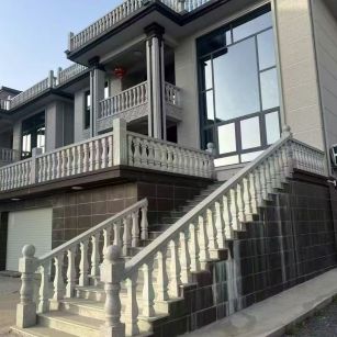 伊春 芝麻白别墅阳台栏杆，楼梯栏杆