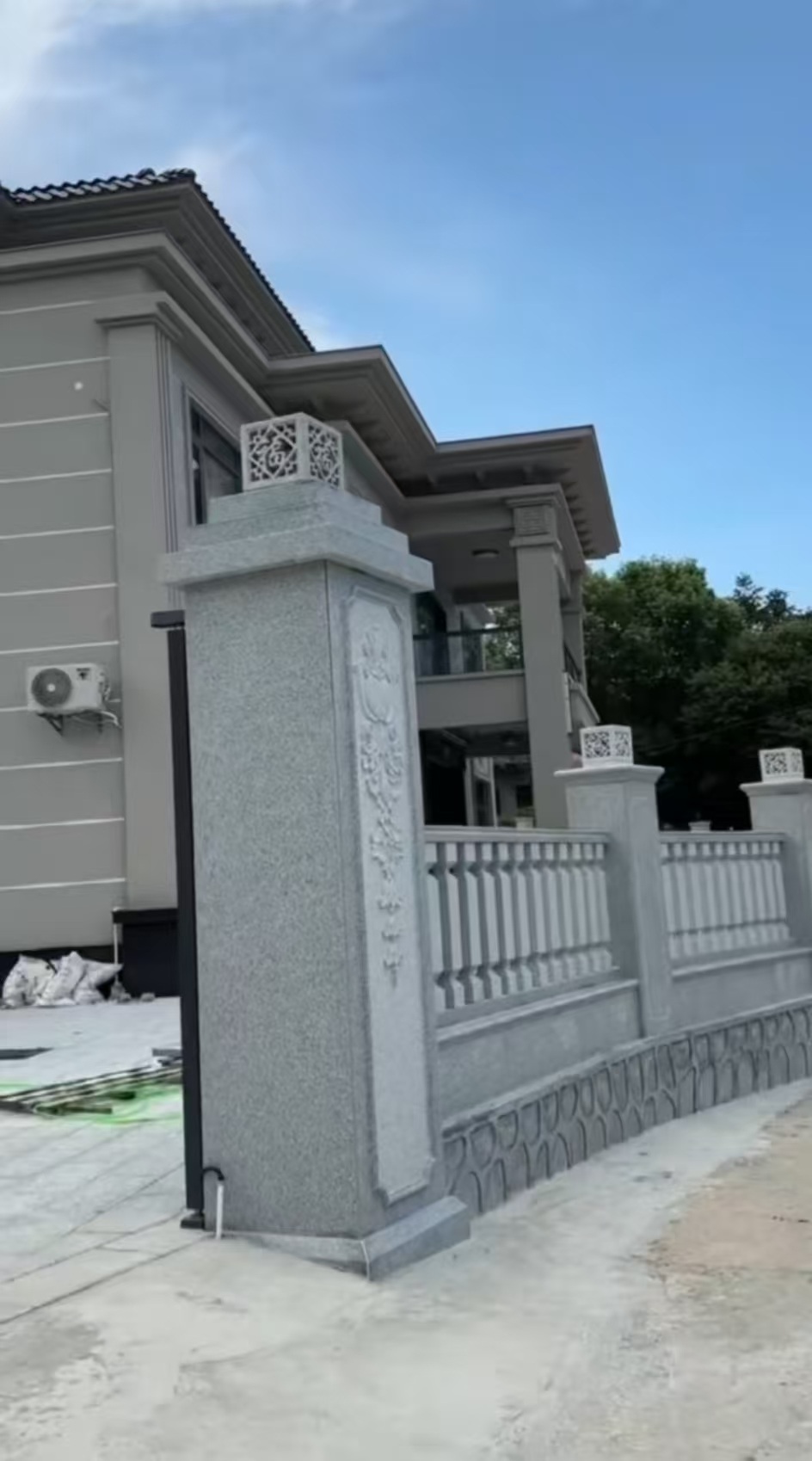 伊春 芝麻白别墅围墙栏杆，私人订制