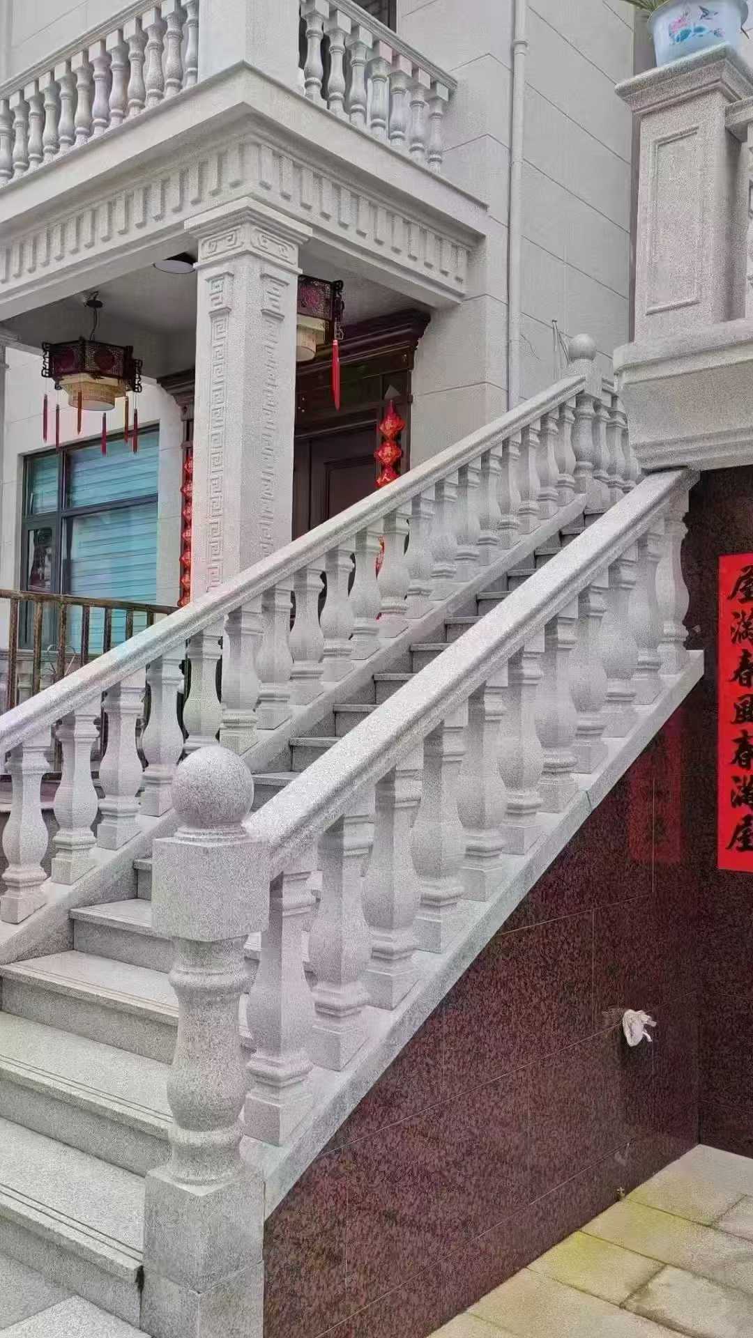 伊春 天然石材 阳台庭院护栏、栏杆