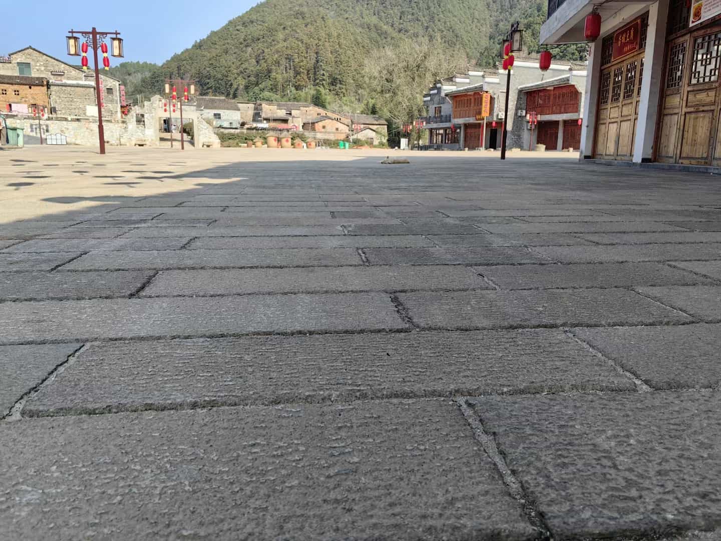 伊春仿古石铺装效果