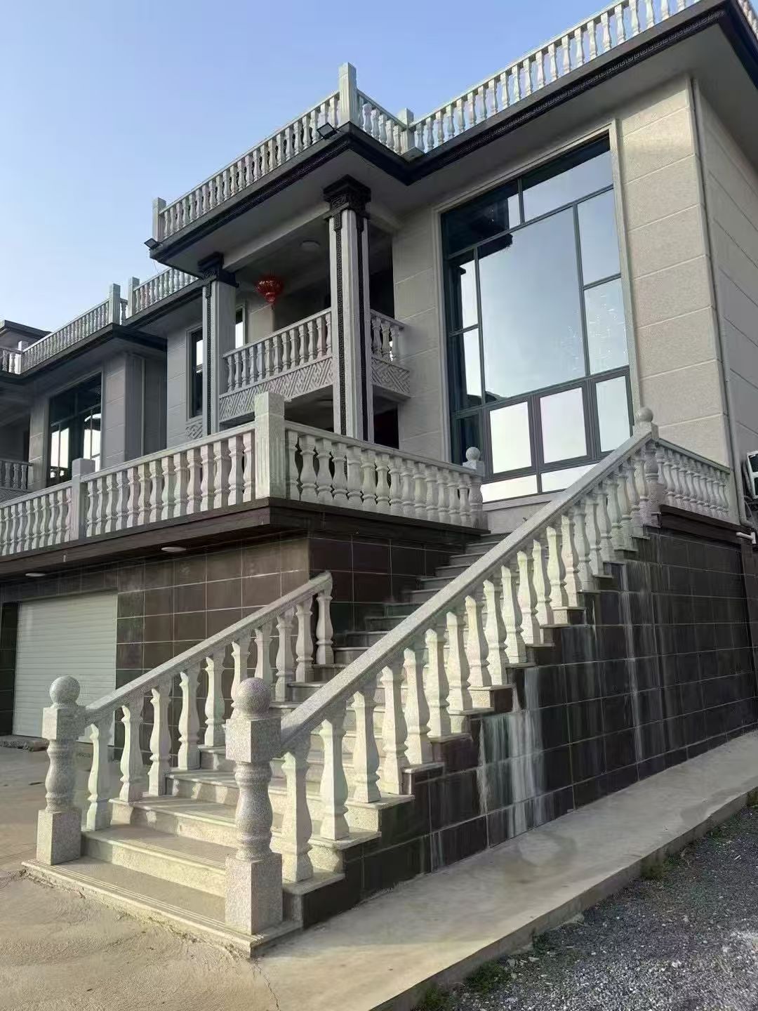 伊春 芝麻白别墅阳台栏杆，楼梯栏杆